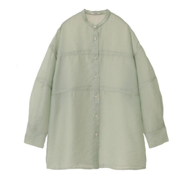 CLANE　SWITCH SHEER SHIRT ミント　size2