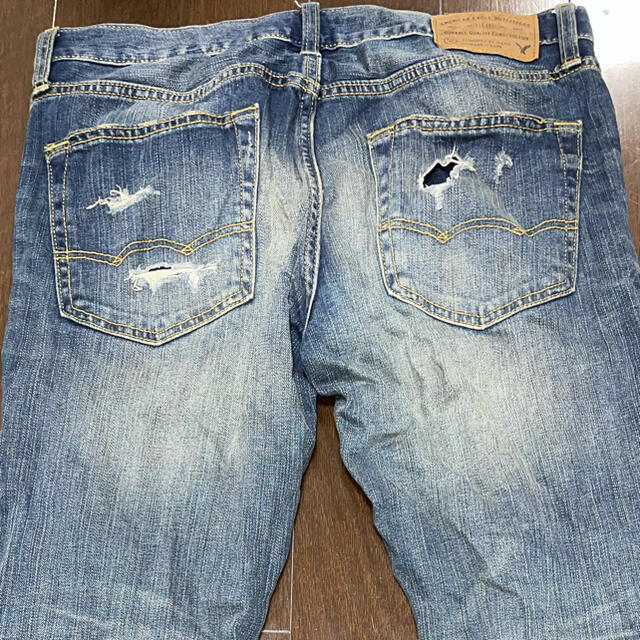 American Eagle(アメリカンイーグル)のアメリカンイーグル　ダメージジーンズ　スキニー メンズのパンツ(デニム/ジーンズ)の商品写真