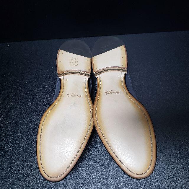 サントーニ（Santoni） イタリア製革靴 ネイビー UK9