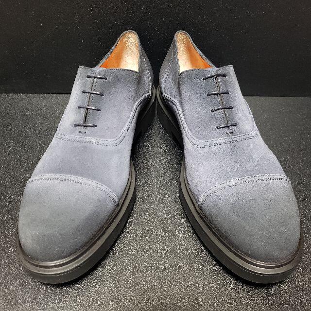 サントーニ（Santoni） イタリア製革靴 ネイビー UK9