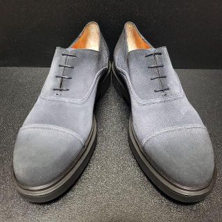 サントーニ(Santoni)のサントーニ（Santoni） イタリア製革靴 ネイビー UK9(ドレス/ビジネス)