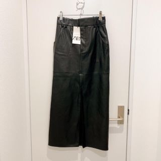 ザラ(ZARA)の✩Miii✩様専用です。ZARA エコレザースカートXS 完売品(ロングスカート)