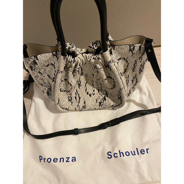 新品 Schouler Proenza - ハンドバッグ ☆スネークパターン Schouler