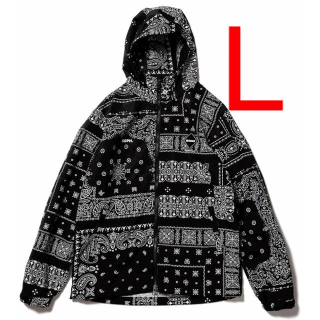 ジャケット/アウターFCRB 21ss NYLON HOODED BLOUSON バンダナ L