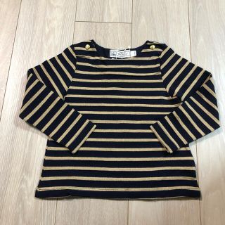 プチバトー(PETIT BATEAU)のプチバトー＊ラメマリニエールTシャツ(Tシャツ/カットソー)