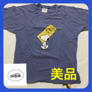 ジェラートピケ(gelato pique)の[ジェラート ピケ] 【SNOOPY】コットンワンポイントTシャツ メンズ L(Tシャツ/カットソー(半袖/袖なし))