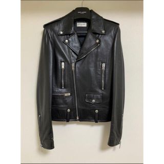 サンローラン(Saint Laurent)の極美品サンローランパリL01ライダースレザージャケットセリーヌディオールオム(ライダースジャケット)