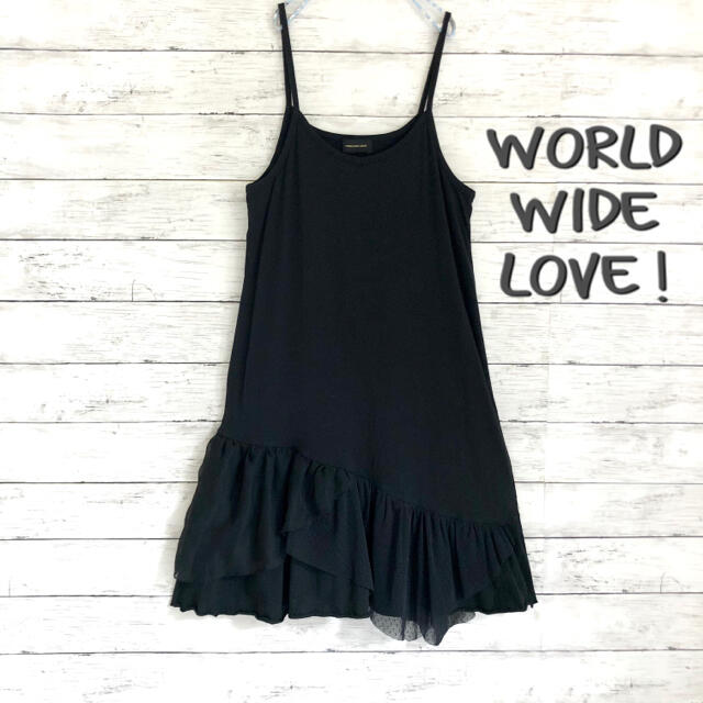 WORLD WIDE LOVE!(ワールドワイドラブ)の。様  【WORLD WIDE LOVE! 】ティアードアシメワンピ レディースのワンピース(ひざ丈ワンピース)の商品写真