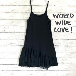 ワールドワイドラブ(WORLD WIDE LOVE!)の。様  【WORLD WIDE LOVE! 】ティアードアシメワンピ(ひざ丈ワンピース)