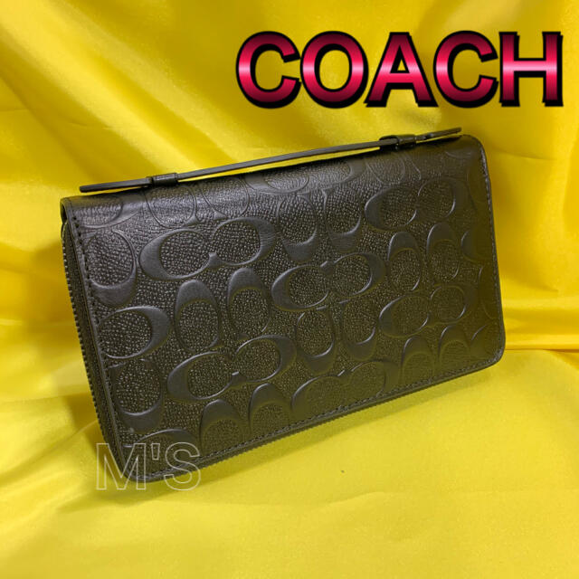 COACH 【コーチ】ダブルジップ トラべルオーガナイザー 正規品、新品未