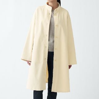 ムジルシリョウヒン(MUJI (無印良品))の■新品■ 無印良品 ストレッチデニムコート／Ｍ～Ｌ／生成 (ロングコート)