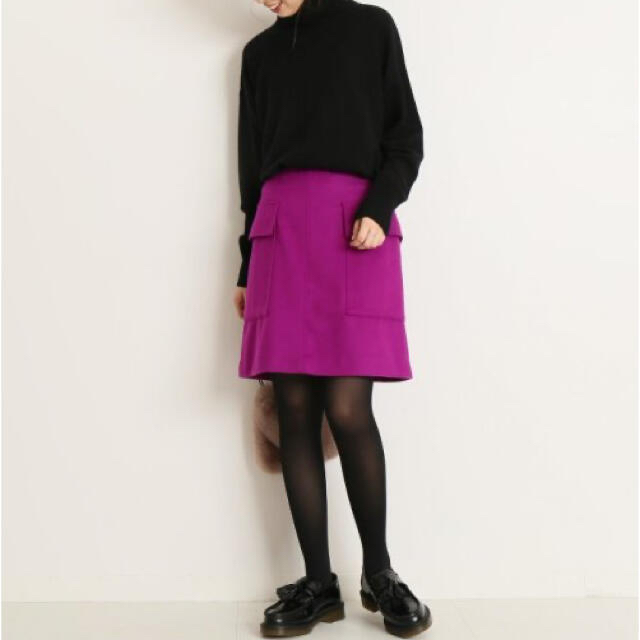 Spick&Span ウールビーバーポケットツキ ミニスカート レディースのスカート(ミニスカート)の商品写真