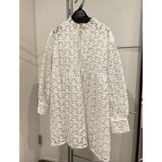 ZARA 未使用タグ付き　総レース　ミニワンピース　チュニック