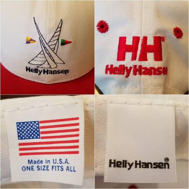 HELLY HANSEN(ヘリーハンセン)のUSA製 90's HELLY HANSEN Adjuster cap キャップ メンズの帽子(キャップ)の商品写真