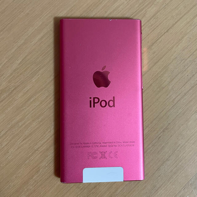 iPod(アイポッド)のiPod nano 第7世代 ピンク スマホ/家電/カメラのオーディオ機器(ポータブルプレーヤー)の商品写真