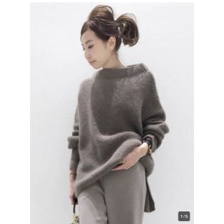 アパルトモンドゥーズィエムクラス(L'Appartement DEUXIEME CLASSE)の今週末まで出品　セットコーデ　モヘヤニット　ワイドパンツ(セット/コーデ)