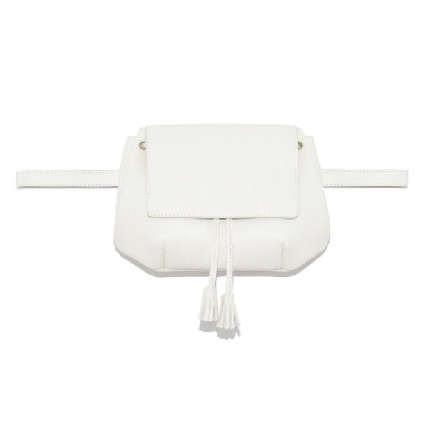 FRAY I.D(フレイアイディー)のウエストベルトバッグ♡ホワイト メンズのバッグ(ボディーバッグ)の商品写真