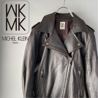 エムケーミッシェルクラン(MK MICHEL KLEIN)の定価10万前後 MK MICHEL KLEIN ダブルライダースジャケット(ライダースジャケット)