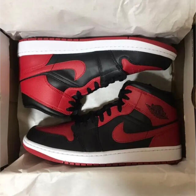 NIKE AIR JORDAN エアジョーダン 1 MID AJ1 BRED