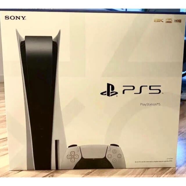PlayStation(プレイステーション)のPS5 プレイステーション5　 PlayStation5 本体　通常版　　 エンタメ/ホビーのゲームソフト/ゲーム機本体(家庭用ゲーム機本体)の商品写真