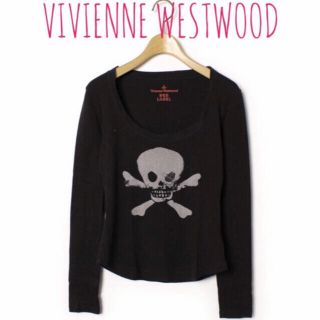 ヴィヴィアンウエストウッド(Vivienne Westwood)のヴィヴィアンウエストウッド【美品】スカル プリント 長袖 カットソー トップス(カットソー(長袖/七分))