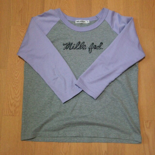 MILKFED.(ミルクフェド)のMILKFED.アイシングロゴ☆ レディースのトップス(Tシャツ(長袖/七分))の商品写真