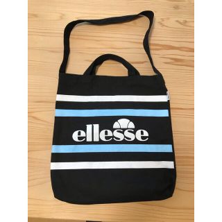 エレッセ(ellesse)のエレッセ　2WAYバッグ　ブラック(ショルダーバッグ)