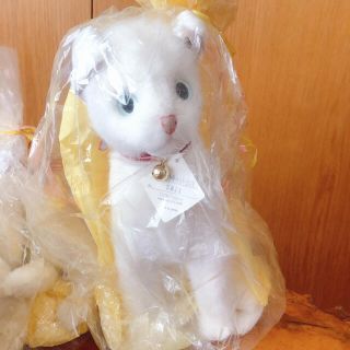 四季オリジナル　SHKI リアル　猫　ねこ　ぬいぐるみ　白猫(ぬいぐるみ)