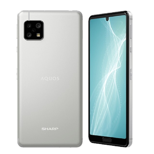 スマホ/家電/カメラ【値下】aquos sense4 本体 シルバー SH-M15