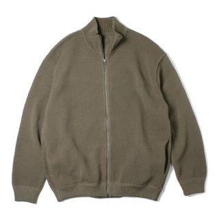 ワンエルディーケーセレクト(1LDK SELECT)のcrepuscule Moss Stitch Zip Cardigan(ニット/セーター)