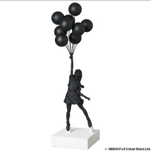 MEDICOM TOY - Flying Balloons Girl GESSO BLACK ブラック
