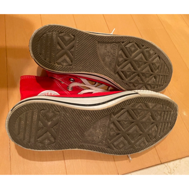 CONVERSE(コンバース)の【converse】レッド　ハイカット レディースの靴/シューズ(スニーカー)の商品写真