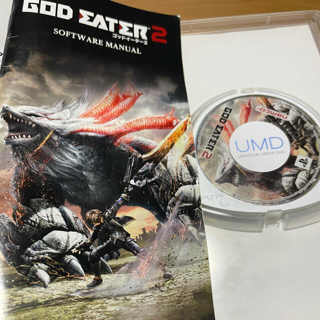 PlayStation Portable(プレイステーションポータブル)のGOD EATER 2 エンタメ/ホビーのゲームソフト/ゲーム機本体(家庭用ゲームソフト)の商品写真