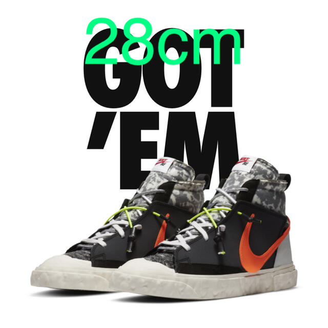 NIKE ready made blazer mid 28 snkrs 黒