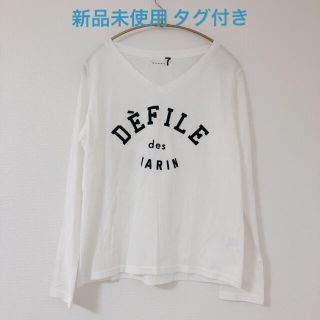 スコットクラブ(SCOT CLUB)の【新品未使用】SCOTCLUB ロンT トップス ロゴTシャツ オフホワイト(Tシャツ(長袖/七分))