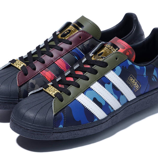 BAPE ADIDAS SUPERSTAR 80S  COLOR CAMO