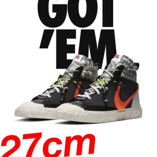 ナイキ(NIKE)のNIKE ブレーザー MID × レディメイド Black(スニーカー)