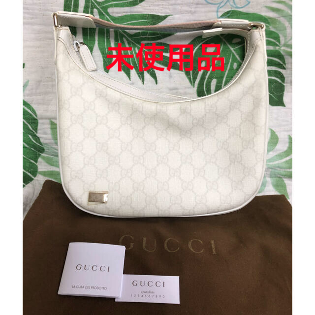 Gucci - お値下げ！お早い方優先！未使用限定レア品☆正規品・GUCCI可愛いホワイトバック