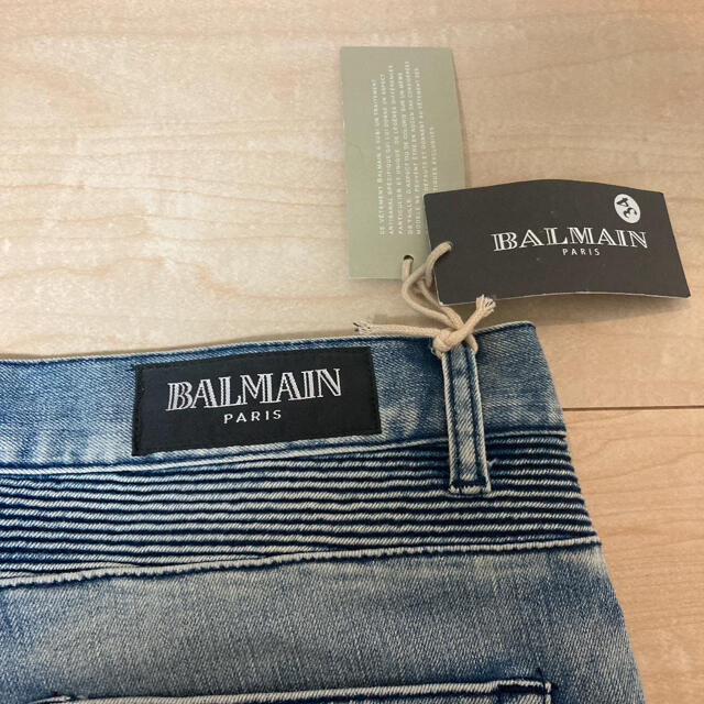 BALMAIN 】34 バイカーデニム パンツ バルマン | www.innoveering.net