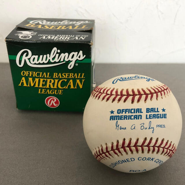 Rawlings(ローリングス)のRawlings　ローリングス メジャーリーグ アメリカンリーグ ボール スポーツ/アウトドアの野球(その他)の商品写真