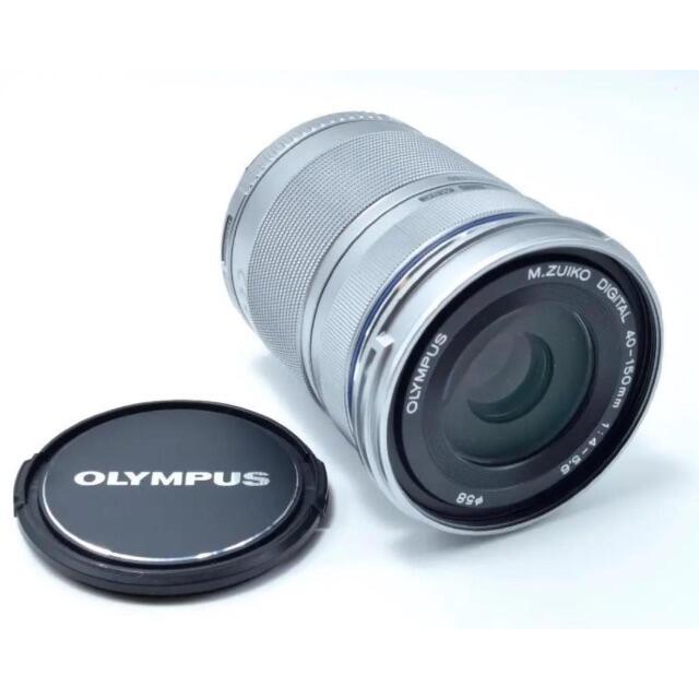 OLYMPUS(オリンパス)のオリンパス　望遠レンズ　シルバー スマホ/家電/カメラのカメラ(レンズ(ズーム))の商品写真