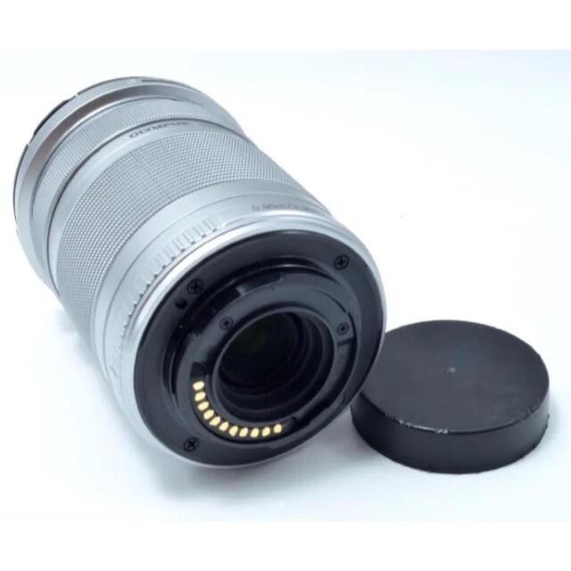 OLYMPUS(オリンパス)のオリンパス　望遠レンズ　シルバー スマホ/家電/カメラのカメラ(レンズ(ズーム))の商品写真