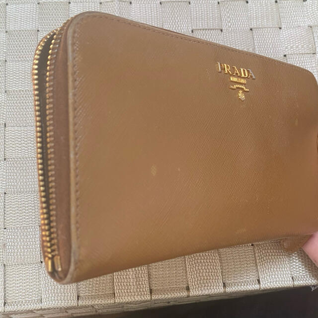 PRADA(プラダ)のPRADA 長財布 キャメル レディースのファッション小物(財布)の商品写真