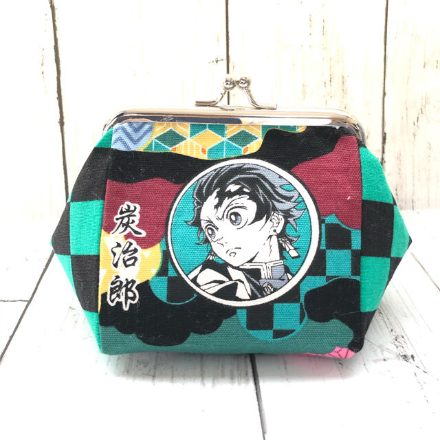 ぷっくり がま口 財布 ポーチ 小銭入れ コインケース 古典柄 和小物 鬼滅の通販 by ちはぴよ|ラクマ