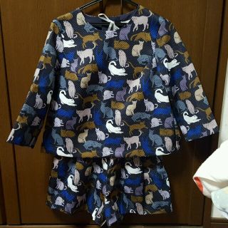 エイチアンドエム(H&M)の【あー子様】猫柄セットアップ(トップスのみ)(セット/コーデ)