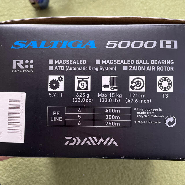 DAIWA(ダイワ)の【美品】15ソルティガ　5000H スポーツ/アウトドアのフィッシング(リール)の商品写真