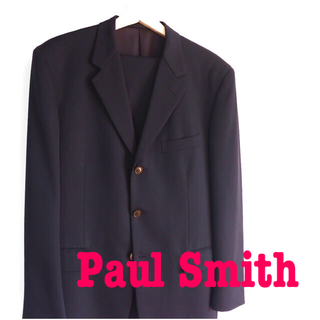 美品　ポールスミス　Paul Smith ドットストライプ　Lサイズ　背抜き3B