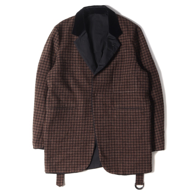 SUNSEA Reversible Network Check Jacket