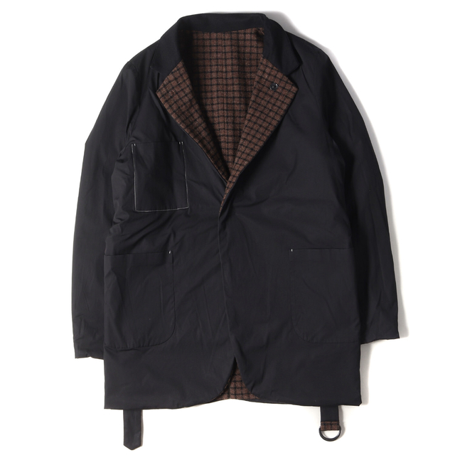 SUNSEA Reversible Network Check Jacket 2