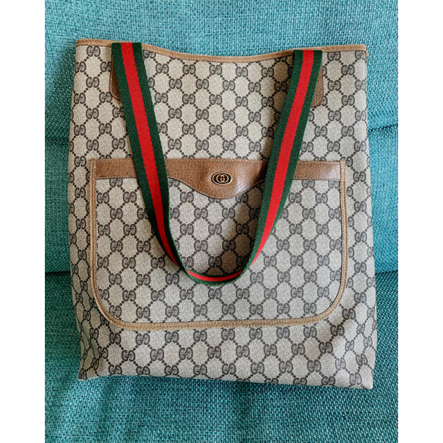 Gucci(グッチ)のオールドグッチ　GUCCI シェリーライン　トートバッグ　ショルダー レディースのバッグ(トートバッグ)の商品写真